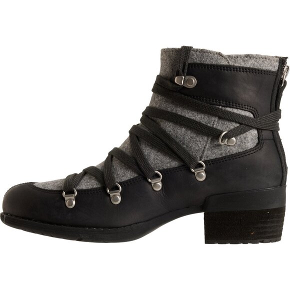 NWTMerrell Shiloh II Warm Boots - Leather in black/gray For Women 1125 4s2 - Picture 4 of 6